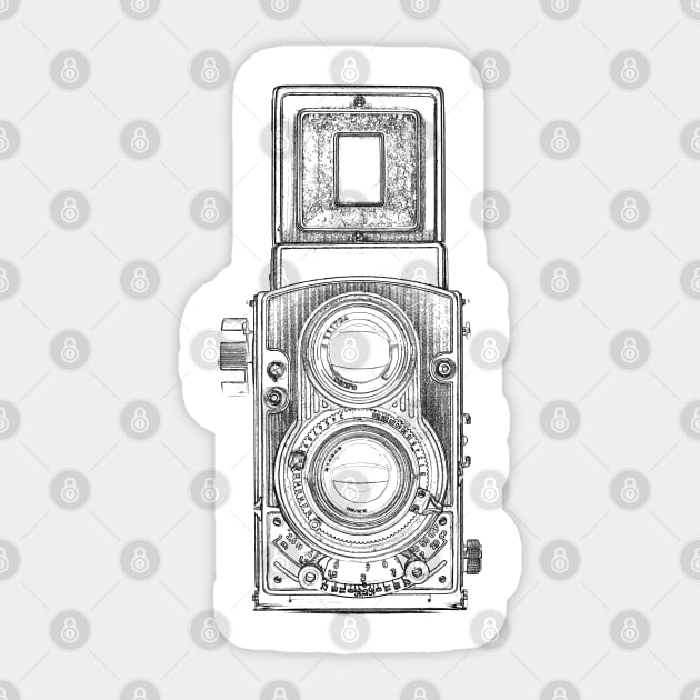 Vintage Camera Sticker by VintCam